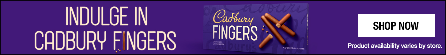 Sponsored INDULGE IN CADBURY FINGERS