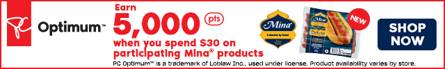 Sponsored Earn 5,000 pts on Mina® products