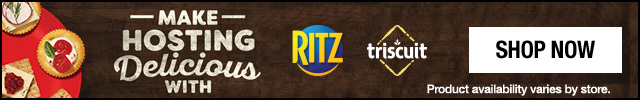 Sponsored Make Hosting Delicious with RITZ & Triscuit