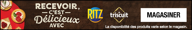 Sponsorisé Recevoir, c'est délicieux avec RITZ et Triscuit