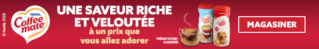 Sponsorisé Coffee Mateᴹᴰ. Goût riche et crémeux.