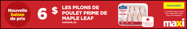 Sponsorisé Qualité canadienne. Prix imbattable.